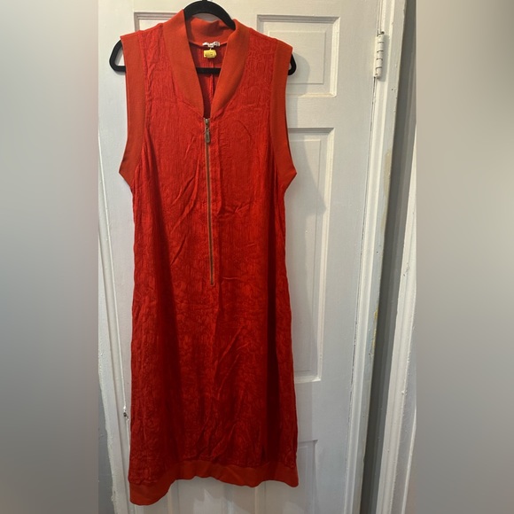 STYLE Burnt Orange Midi Dress - Picture 1 of 14